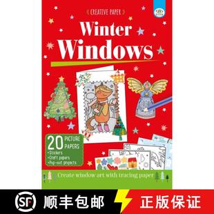 【3-4周达】Creative Paper: Winter Windows: Creative window art with tracing paper [9781915995261]