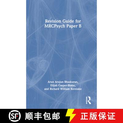 【3-4周达】Revision Guide for MRCPsych Paper B [9781032452548]