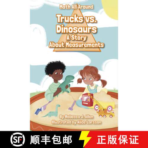 【3-4周达】精装 Trucks Versus Dinosaurs: A Story About Measurements: A Story About Measurements [9781631638824]