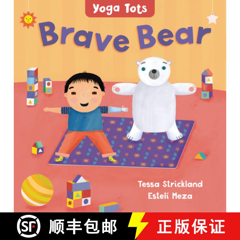 【3-4周达】Yoga Tots: Brave Bear [9781646864911]