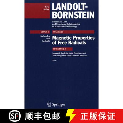 【3-4周达】Inorganic Radicals, Metal Complexes and Nonconjugated Carbon Centered Radicals [9783540484653]