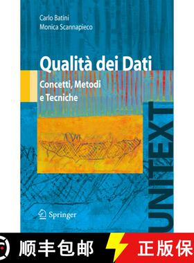 【3-4周达】Qualità dei Dati: Concetti, Metodi e Tecniche [9788847007338]