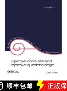 【3-4周达】Injective Modules and Injective Quotient Rings [9781138401877]