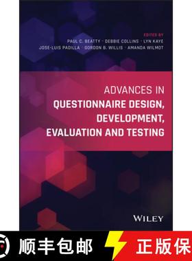 【3-4周达】Advances In Questionnaire Design, Development, Evaluation And Testing [Wiley统计学] [9781119263623]