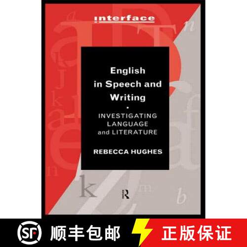 【3-4周达】English in Speech and Writing : Investigating Language and Literature [9780415124812]