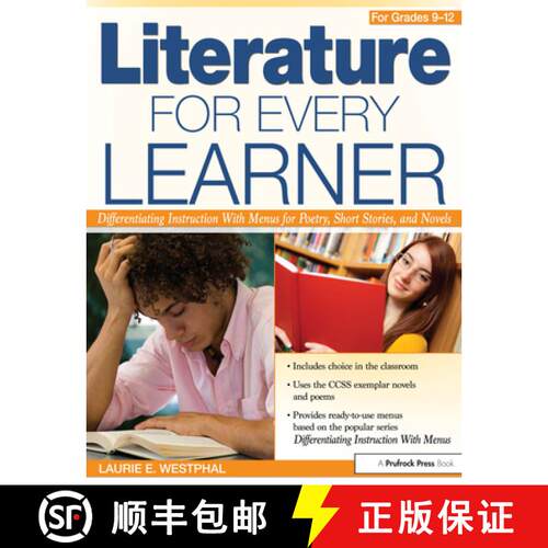 【3-4周达】Literature for Every Learner for Grades 9-12: Differentiating Instruction with Menus for P... [9781618211415]