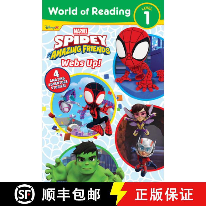 【3-4周达】World of Reading: Spidey and His Amazing Friends: Webs Up! [9781368114066]