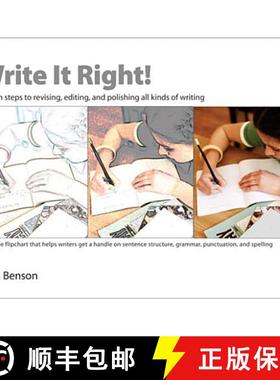【3-4周达】Write It Right!: Seven Steps to Revising, Editing, and Polishing All Kinds of Writing [9781551382623]