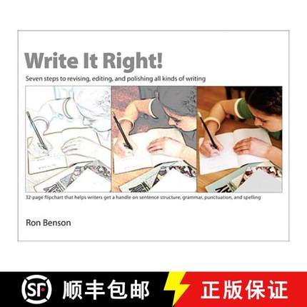 【3-4周达】Write It Right!: Seven Steps to Revising, Editing, and Polishing All Kinds of Writing [9781551382623]