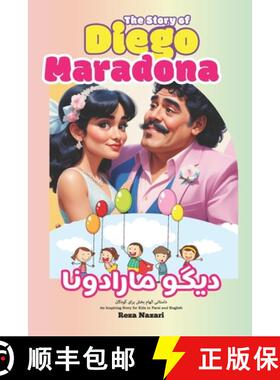 【3-4周达】The Story of Diego Maradona: An Inspiring Story for Kids in Farsi and English [9798896474104]