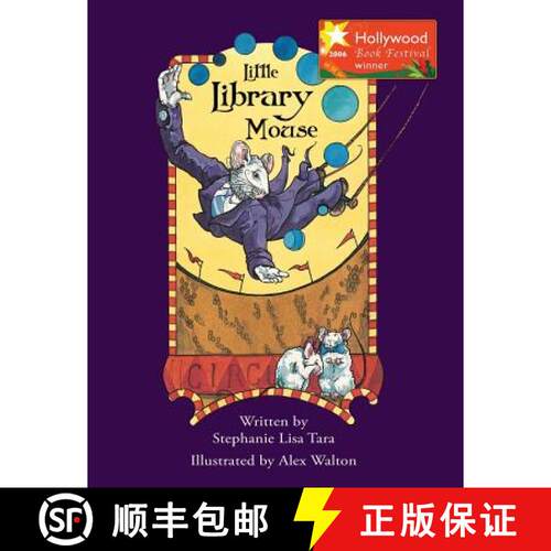 【3-4周达】Little Library Mouse (Hollywood Book Festival Award Winner) [9780989433419]