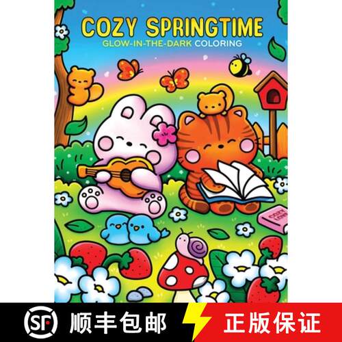【3-4周达】Cozy Springtime Glow-in-the-Dark Coloring [9781667211763]