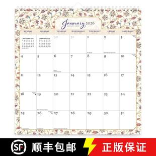 【3-4周达】Tuscan Delight 2026 12 X 12 Inch (Hanging) Monthly Square Wire-O Calendar Sticker Sheet [9798330706044]