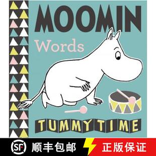 【3-4周达】Moomin Baby: Words Tummy Time Concertina Book [9780241448274]