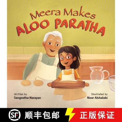 预订 Meera Makes Aloo Paratha: A Picture Book About Cooking Indian Food With Kids [9798989229604]