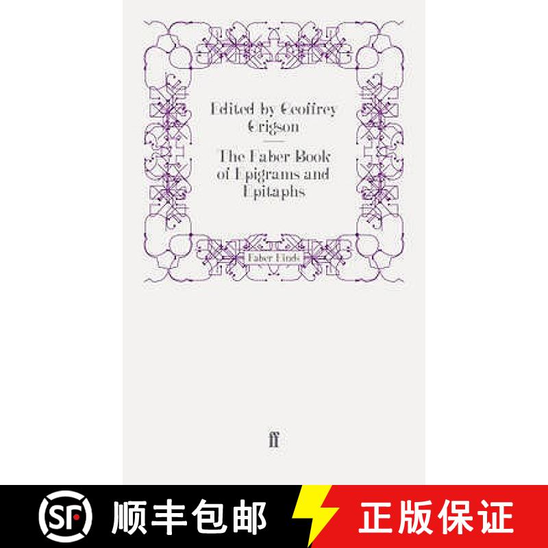 预订 The Faber Book of Epigrams and Epitaphs [9780571242832]