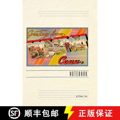 【3-4周达】Vintage Lined Notebook Greetings from Bridgeport [9798385406159]