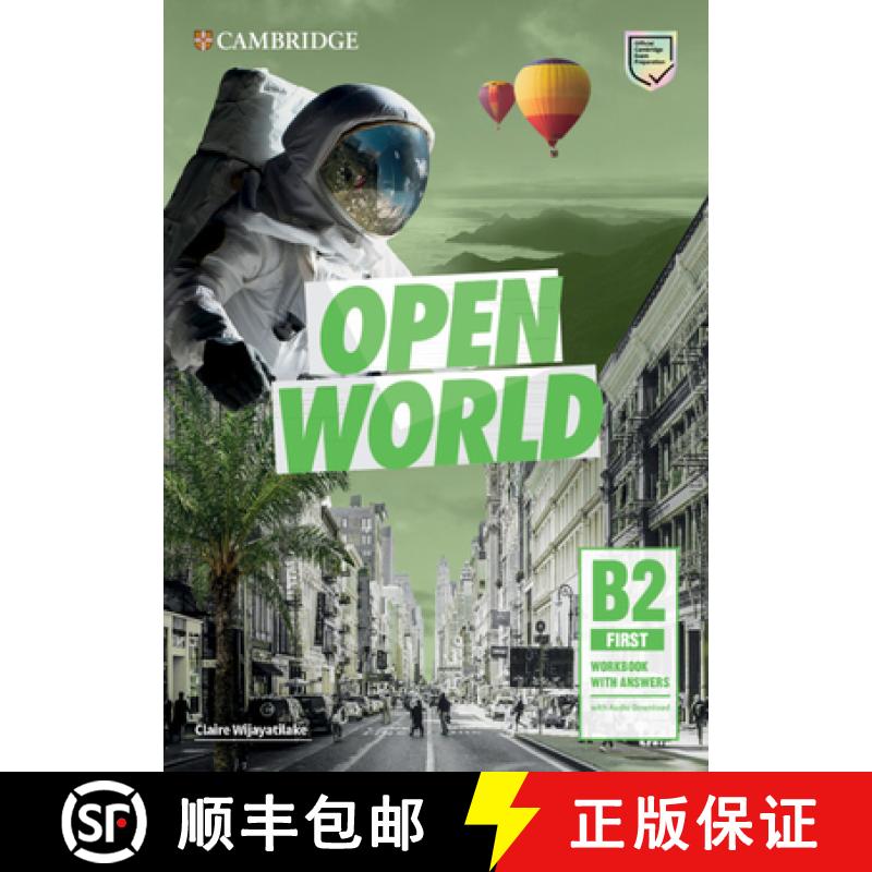 【3-4周达】Open World First Workbook with Answers with Audio Download [With eBook] [9781108759120]
