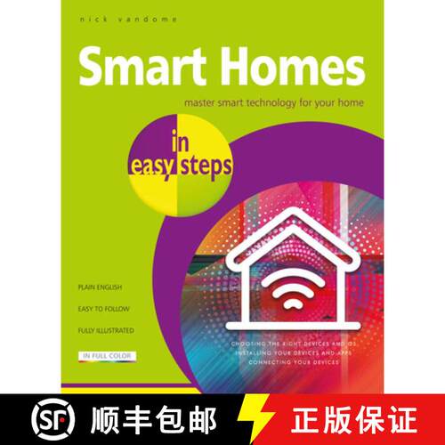 【3-4周达】Smart Homes in easy steps : Master smart technology for your home [9781840788259]