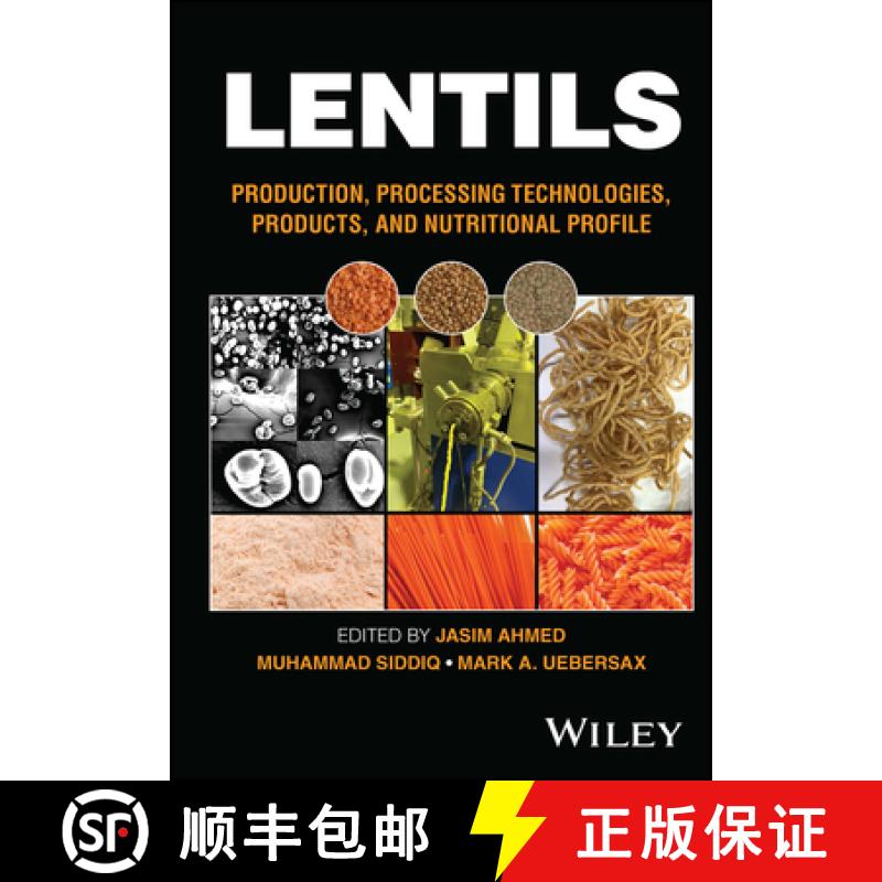 【3-4周达】Lentils: Production, Processing Technologies, Products, and Nutritional Profile [9781119866893]