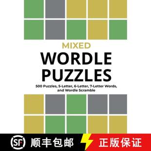 Wordle Mixed and 9781088177303 Words Puzzles 4周达 Letter 500 Scramble...