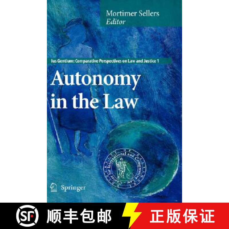 【3-4周达】Autonomy in the Law [9781402064890]