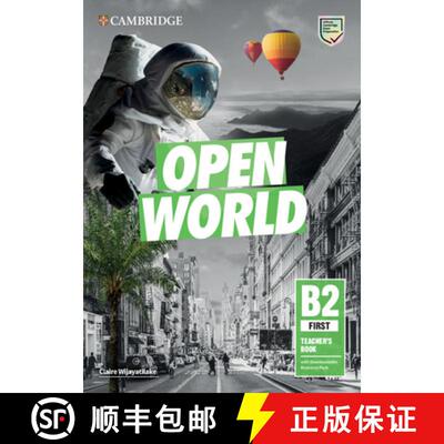 【3-4周达】Open World First Teacher's Book with Downloadable Resource Pack [9781108647892]