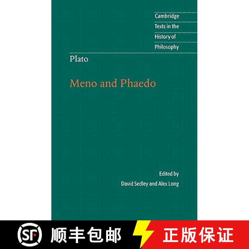 【3-4周达】Plato: Meno and Phaedo: - Plato: Meno and Phaedo [9780521859479]