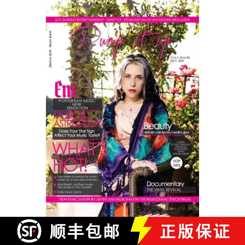 【2-3周达】Pump it up Magazine With Em - Pop/Urban Music Sensation  - Vol. 5- Issue 11 [9781087924335]