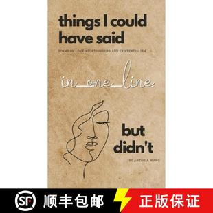 Have Line One 4周达 Existent... But and Could Things Poems Love Relationships Didn 9798986045740 Said