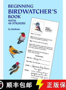 预订 Beginning Birdwatcher's Book: With 48 Stickers [With 48] [9780486410593]