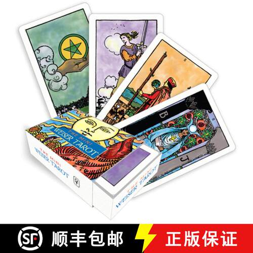 【3-4周达】The Mini Weiser Tarot : A Miniature Edition of the Classic 1909 Waite-Smith Deck (78 Full-... [9781578639113]