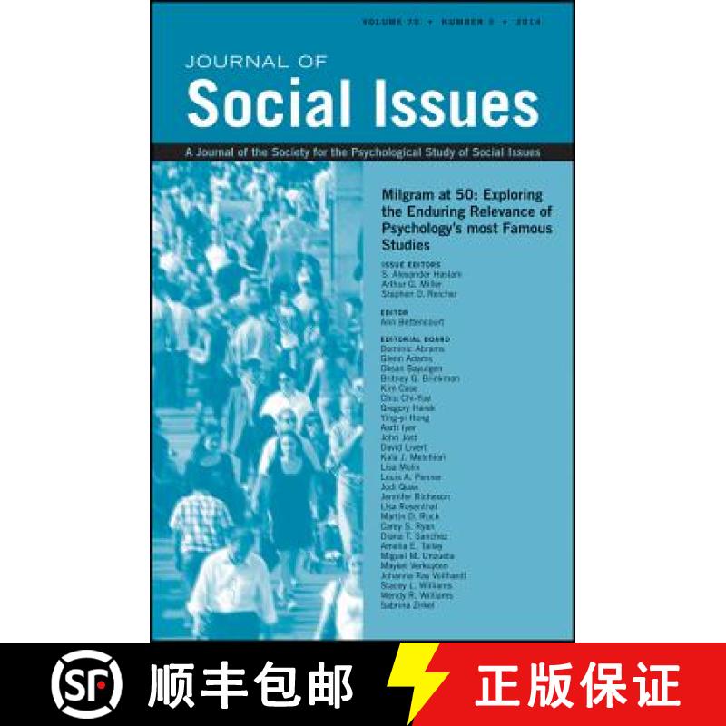 【3-4周达】Milgram At 50: Exploring The Enduring Relevance Of Psychology'S Most Famous Studies [Wiley... [9781119029021]