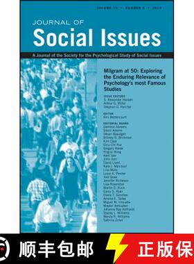 【3-4周达】Milgram At 50: Exploring The Enduring Relevance Of Psychology'S Most Famous Studies [Wiley... [9781119029021]
