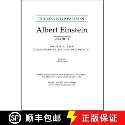 【3-4周达】The Collected Papers of Albert Einstein, Volume 12 (English): The Berlin Years: Correspond... [9780691141916]