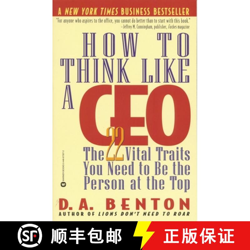 【3-4周达】How to Think Like a CEO: The 22 Vital Traits You Need to Be the Person at the Top [9780446673075]