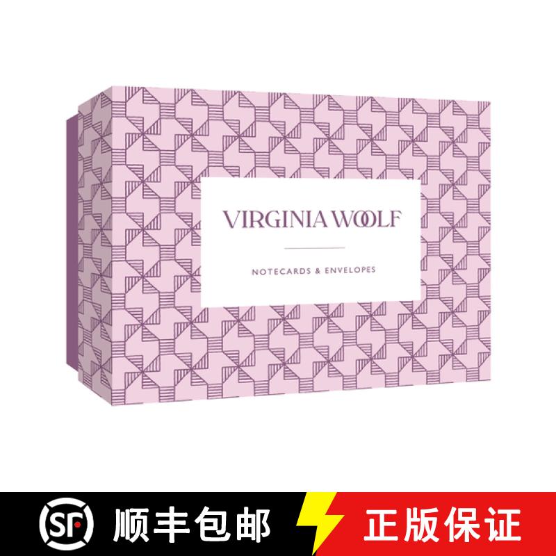 【3-4周达】Virginia Woolf Notecards: 12 Notecards with Quotes and Matching Envelopes [9781616898847]