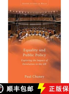 【3-4周达】Equality and Public Policy : Exploring the Impact of Devolution in the UK [9780708323267]