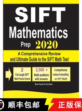 预订 SIFT Mathematics Prep 2020: A Comprehensive Review and Ultimate Guide to the SIFT Math Test [9781646124800]