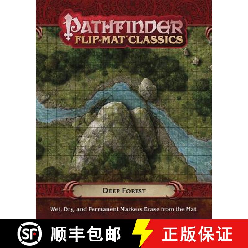 【3-4周达】Pathfinder Flip-Mat Classics: Deep Forest [9781640781283]