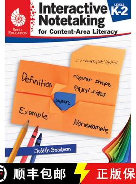 【3-4周达】TCM Interactive Notetaking for Content-Area Literacy, Levels K-2 [9781425817329]
