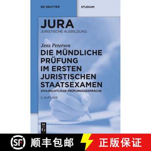 预订 Die mundliche Prufung im ersten juristischen Staatsexamen: Zivilrechtliche Prufungsgesprache [9783110279849]