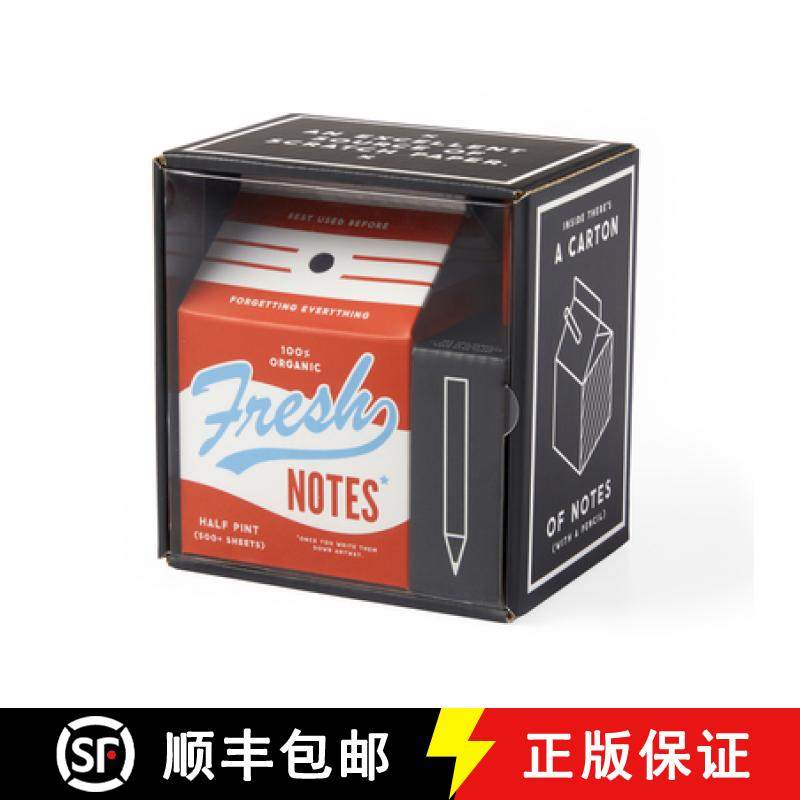 【3-4周达】Fresh Ideas Milk Carton Note Set [9780735375673]