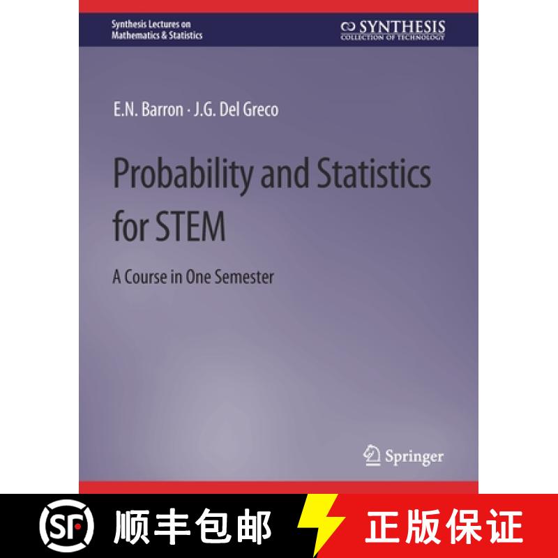【3-4周达】Probability and Statistics for STEM : A Course in One Semester [9783031012990]