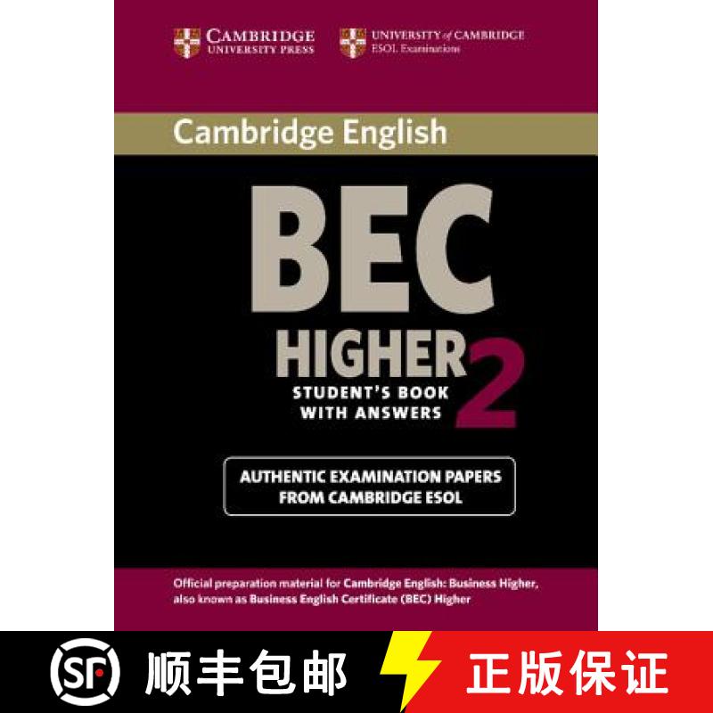 预订 Cambridge BEC 2 Higher Student's Book with Answers: Examination papers from University of Cambri... [9780521544580]