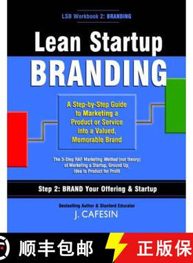 【3-4周达】Lean Startup Branding: A Step-by-Step Marketing Guide to Creating a Memorable Brand [9781732543119]