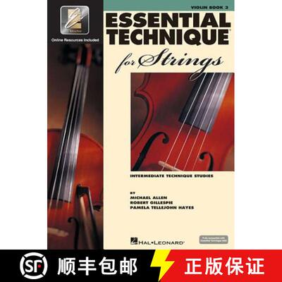 【3-4周达】Essential Technique for Strings with Eei: Violin (Book/Media Online) [9780634069291]