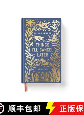 【3-4周达】Things I'll Cancel Later Undated Mini Planner [9780735377127]