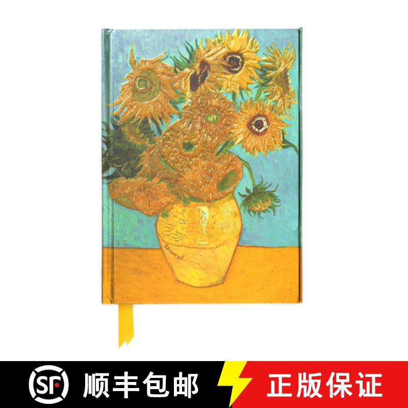 【3-4周达】Vincent Van Gogh: Sunflowers (Foiled Journal) [9780857756633]
