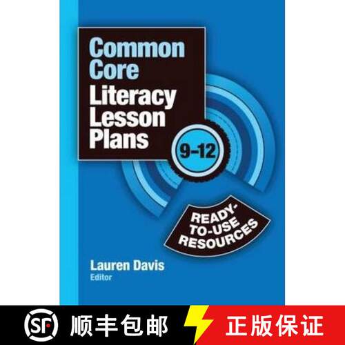 【3-4周达】Common Core Literacy Lesson Plans: Ready-To-Use Resources, 9-12 [9781596672253]